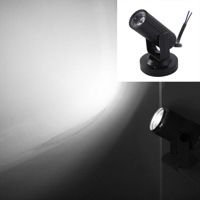 2019 Newest RGB Blue/Red/White LED Beam Spotlight Stage Light Mini 3W for DJ Disco Bar KTV Party Moving Head Stage Lighting