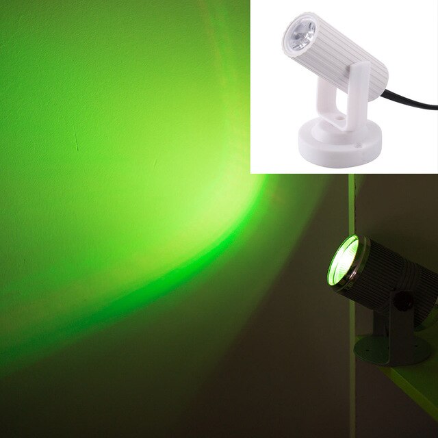 2019 Newest RGB Blue/Red/White LED Beam Spotlight Stage Light Mini 3W for DJ Disco Bar KTV Party Moving Head Stage Lighting