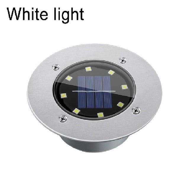LED Solar Garden Light Solar Power Energy Ground Lawn Lamp With Sensitive Light Sensor Waterproof Outdoor Lights
