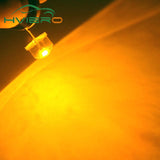 50pcs 8mm 0.5W white red yellow blue green Diode Led power straw hat lamp bead light emitting diodes Lamp bulb bright light