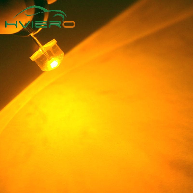 50pcs 8mm 0.5W white red yellow blue green Diode Led power straw hat lamp bead light emitting diodes Lamp bulb bright light