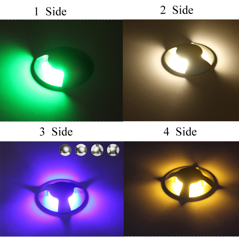 IP68 3W 1W LED Underground light Ground Garden Path Floor Lamp Outdoor Underground Buried Yard Lamp Landscape Light 85-265V DC12