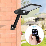 48led Solar street wall garden Light PIR Motion Sensor Ip65 Waterproof Outdoor lamp spotlight floodlight Rotable bracket remote