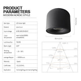 Aisilan LED Downlight Ceiling Spot light Nordic Living Lamp For Kitchen Bedroom Chip Embedded Spotlights  AC90-260V