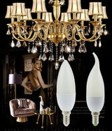 Led Candle Lamp Energy Saving Lamp Lights 5W 7W E14 E27 220V LEDs Chandelier Light Spotlight Bombillas led for a Home Decors