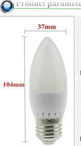 Led Candle Lamp Energy Saving Lamp Lights 5W 7W E14 E27 220V LEDs Chandelier Light Spotlight Bombillas led for a Home Decors