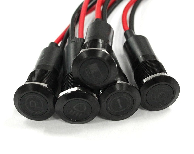 16mm Waterproof Lamp FILN 12V LED Car Boat LED Warning Dashboard Signal Lights Instrument Pilot light