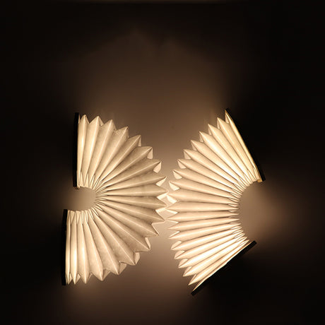 Wooden book lamp Portable USB Rechargeable LED Magnetic 3 color Dimmable Foldable Night Light Desk Lamp Home Decors