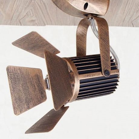 Surface mount COB LED spot lights ceiling lamp retro style industrial track light lamp barn door vintage lamps for shop cafe's