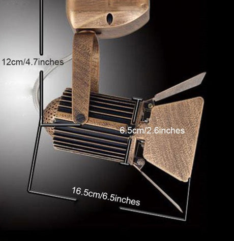 Surface mount COB LED spot lights ceiling lamp retro style industrial track light lamp barn door vintage lamps for shop cafe's