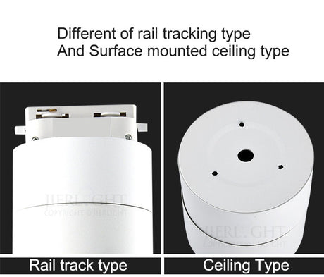 Spot tracking light 10W led tracking lamp warm white surface mounted Ceiling spotlight for clothes shoes lighting