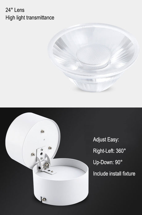 Spot tracking light 10W led tracking lamp warm white surface mounted Ceiling spotlight for clothes shoes lighting