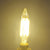 LED Candle Bulb C35 Light 2W/4W/6W 110V/220V Warm/Cool White Retro Filament Lamp For Chandelier Lighting 360 Degree