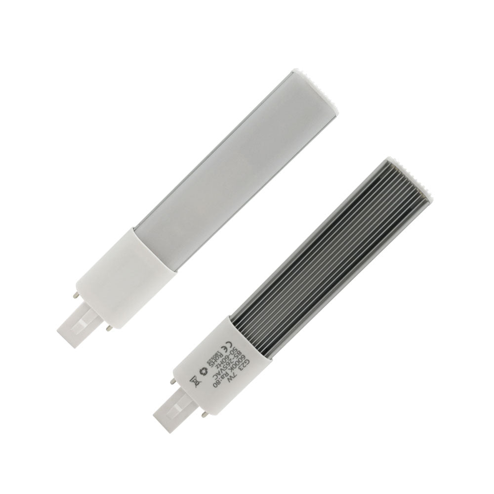 LED PL Bulb Lamp 2-Pin Base LED Horizontal Plug Down Light 13W G23 Base CFL PL Compact Fluorescent Replacement Lamp