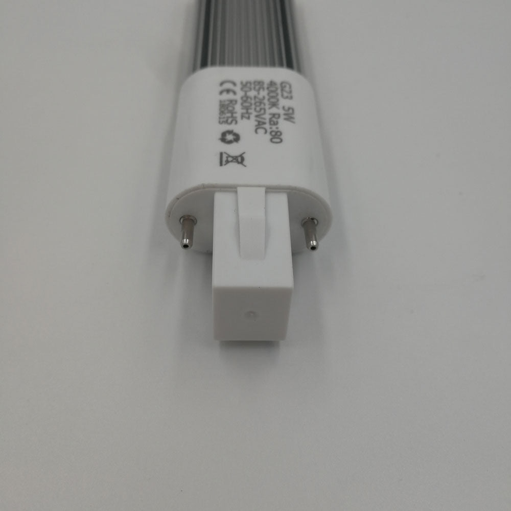 LED PL Bulb Lamp 2-Pin Base LED Horizontal Plug Down Light 13W G23 Base CFL PL Compact Fluorescent Replacement Lamp