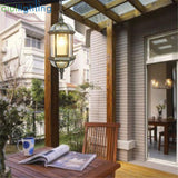 Outdoor Light balcony Retro lamp pastoral glass shade Pendant lamps outdoor pastoral lighting corridor dining Pendant Lights