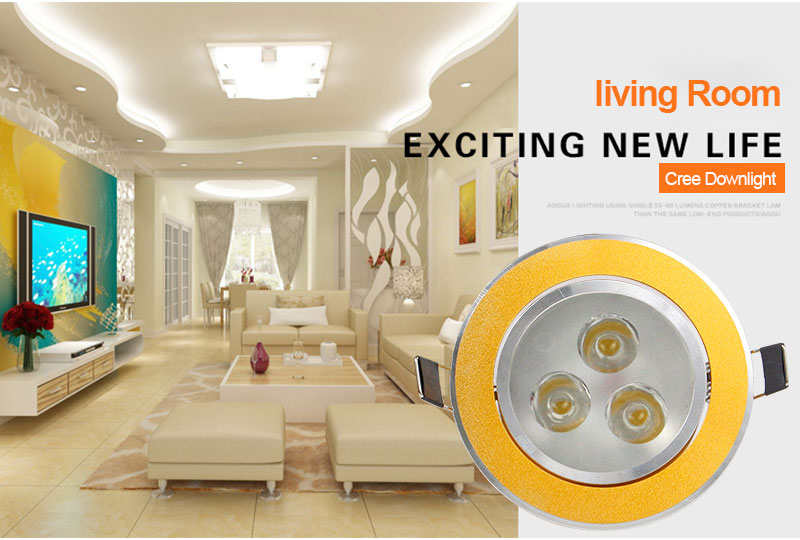 DBF Super Bright Angle Adjustable 3W 5W 7W 9W 12W 15W LED Ceiling Recessed Downlight Dimmable LED Ceiling Spot Light AC85-265V