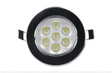 DBF Super Bright Angle Adjustable 3W 5W 7W 9W 12W 15W LED Ceiling Recessed Downlight Dimmable LED Ceiling Spot Light AC85-265V