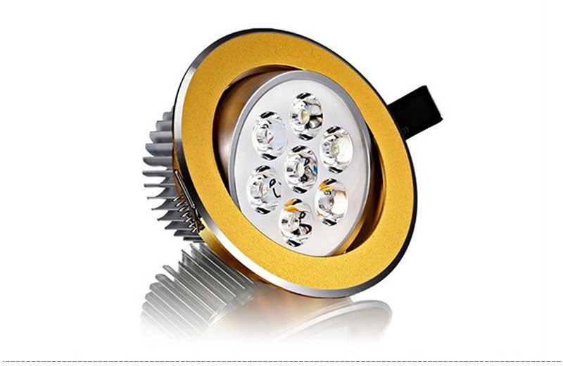 DBF Super Bright Angle Adjustable 3W 5W 7W 9W 12W 15W LED Ceiling Recessed Downlight Dimmable LED Ceiling Spot Light AC85-265V