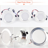 LED Downlight led spot 3W 5W 9W 15W 18W Silver White Ultra Thin Downlight AC110V 220V Led Bulb Bedroom Indoor LED Spot Lighting