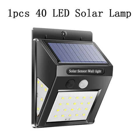 LED Solar Power Lamp PIR Motion Sensor 1/2/4pcs Solar Garden Light Outdoor Waterproof Energy Saving Wall Security Lamp