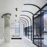 LED spotlight embedded ceiling light living room Simple Nordic Adjust up down left and right 7W 12W COB Recessed down light