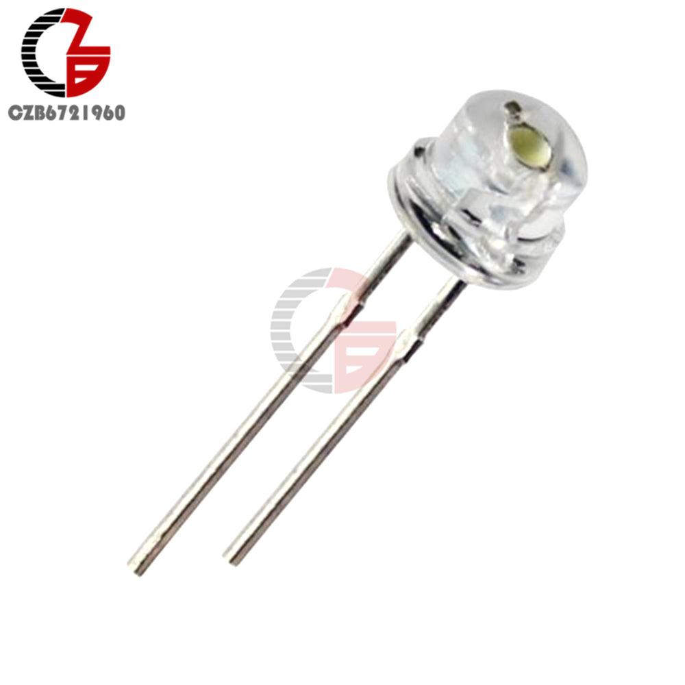 100Pcs 5mm Diode Straw Hat White Red Green Blue Yellow Purple Smd Smt Led Clear Super Bright Wide Angle Bulb 20000mcd Lamp - LED Lights For Sale : Affordable LED Solutions : Wholesale Prices