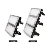 LED Floodlight Outdoor Spotlight 10W 50W Wall Washer Lamp Reflector IP65 Waterproof Lighting Garden RGB Flood Light AC 220V 240V