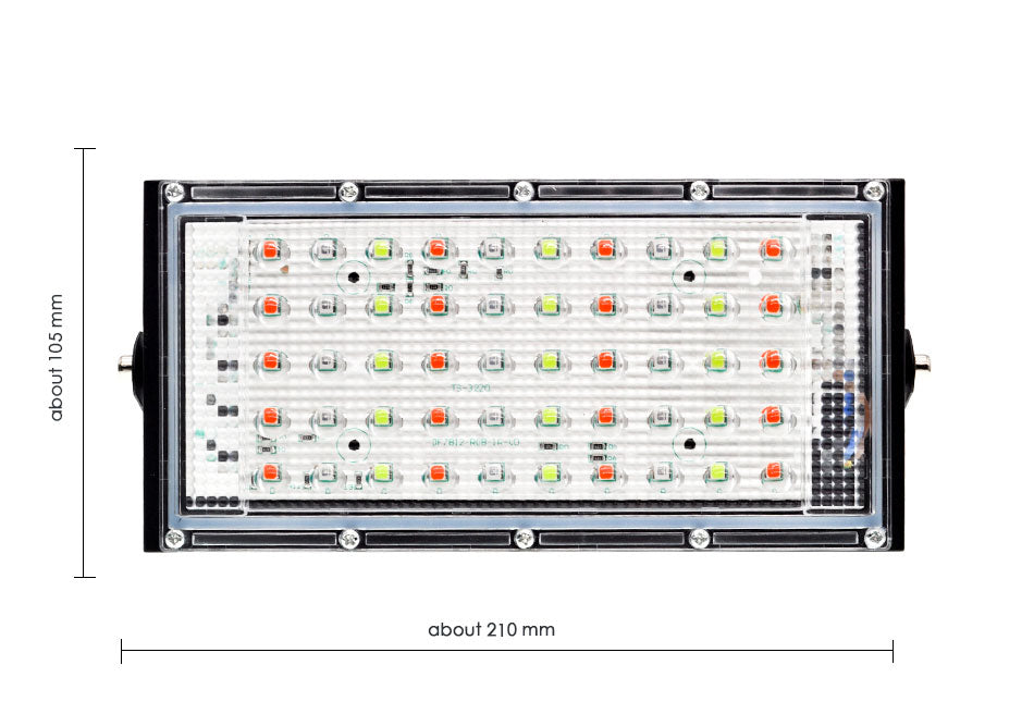 LED Floodlight Outdoor Spotlight 10W 50W Wall Washer Lamp Reflector IP65 Waterproof Lighting Garden RGB Flood Light AC 220V 240V