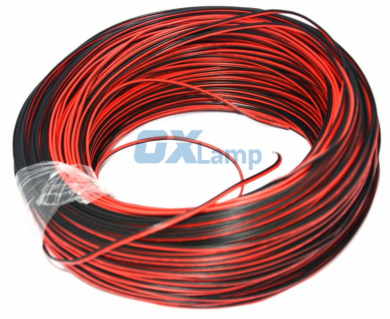 LED Cable 5M 2 Pin Red Black Copper Cable PVC Insulated Wire Electric Cable Speaker Wire DIY Connect Line Copper Car Audio LED cable