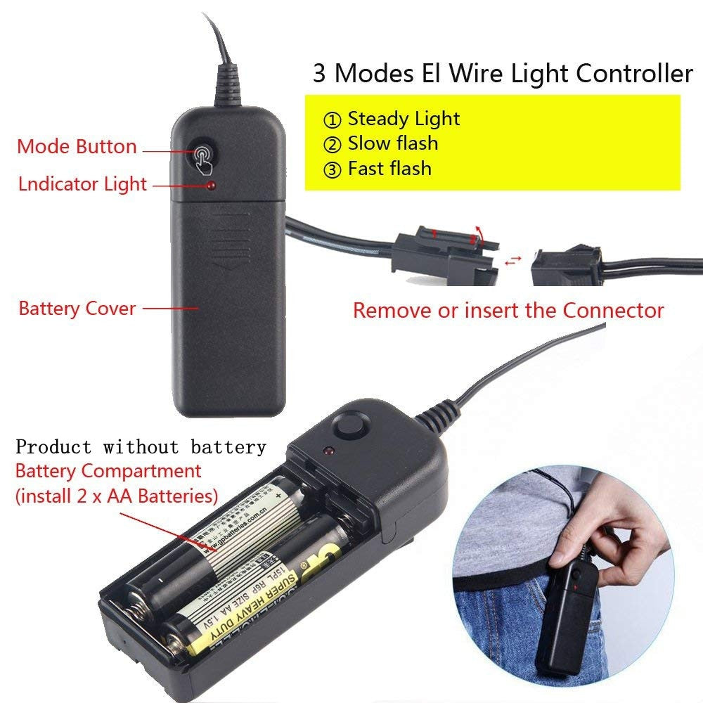 Halloween Mask LED Maske Light Up Party Masks Neon Maska Cosplay Mascara Horror Mascarillas Glow In Dark Masque V for Vendetta