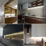 10pcs*50cm DC12V 5730 LED Hard Strip LED Bar Light 5730 5630 with U Aluminum shell +pc cover