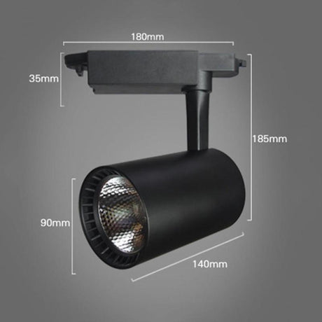 LED Track Light COB Spotlights Background Guide Lamp Rail Light for Cloth Shop KTV Bar Restaurant Café's Advertising Light