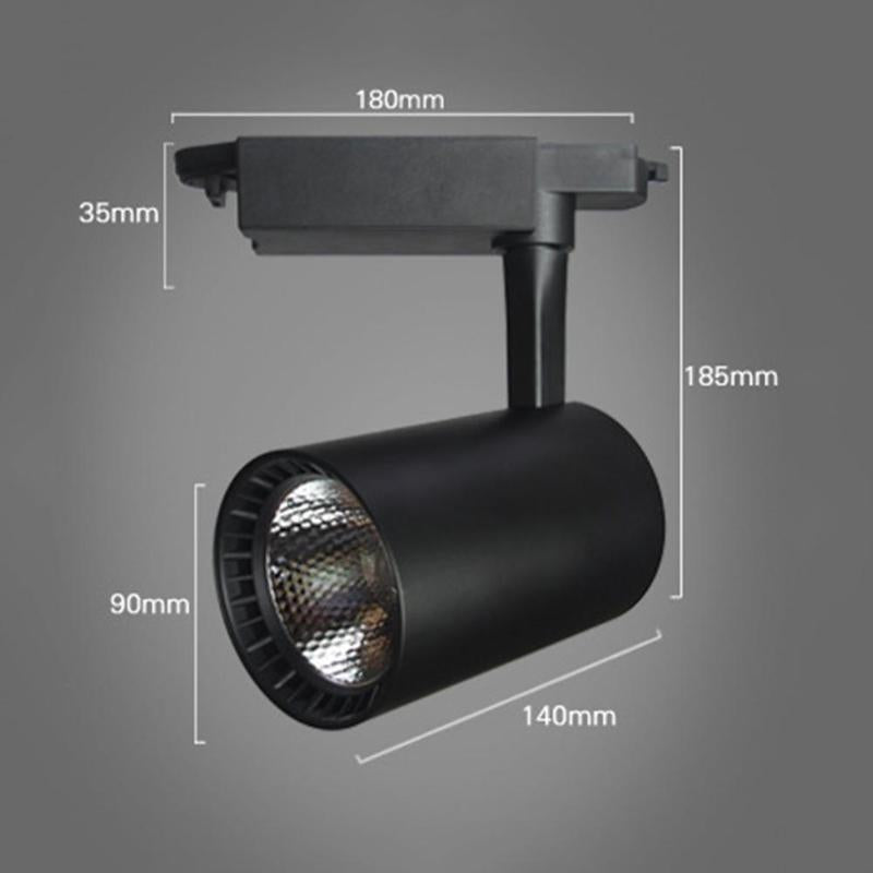 LED Track Light COB Spotlights Background Guide Lamp Rail Light for Cloth Shop KTV Bar Restaurant Café&#39;s Advertising Light