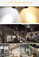 Modern LED COB Track Lights Black Aluminum Spotlights Energy Saving Super Bright Clothes Shop Highlight Down Lights Dynasty