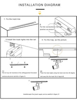 Modern LED COB Track Lights Black Aluminum Spotlights Energy Saving Super Bright Clothes Shop Highlight Down Lights Dynasty