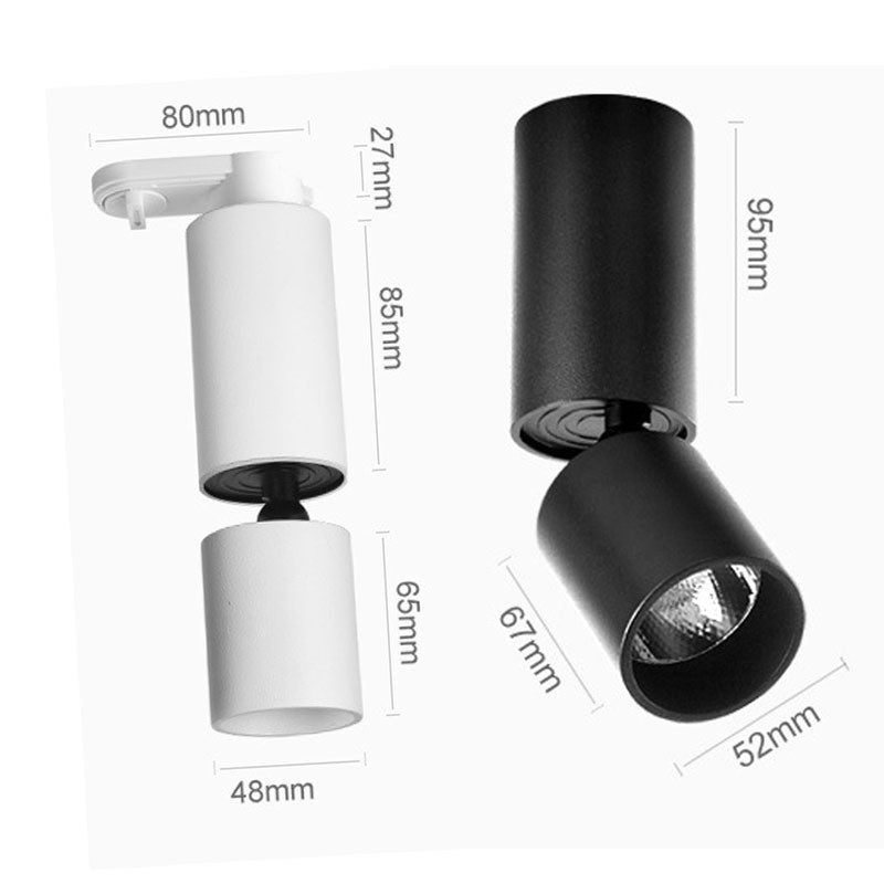 Surface mounted track spotlights ceiling lights downlights showroom Nordic living room ceiling led track lamps