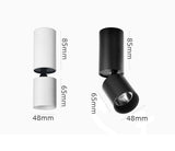 Surface mounted track spotlights ceiling lights downlights showroom Nordic living room ceiling led track lamps