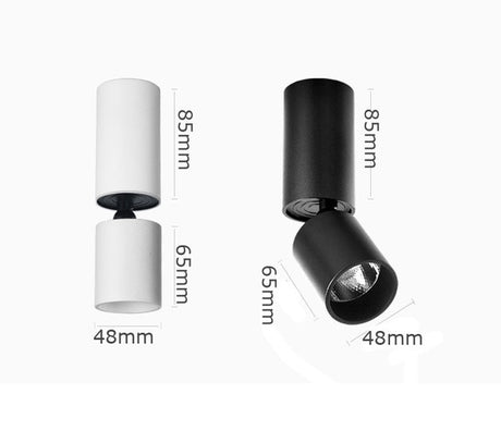 Surface mounted track spotlights ceiling lights downlights showroom Nordic living room ceiling led track lamps