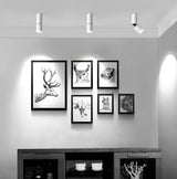 Surface mounted track spotlights ceiling lights downlights showroom Nordic living room ceiling led track lamps