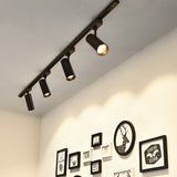 led spotlights cob chip aluminum black / gold living room bedroom spot light wall mounted / tracking spotlights decor