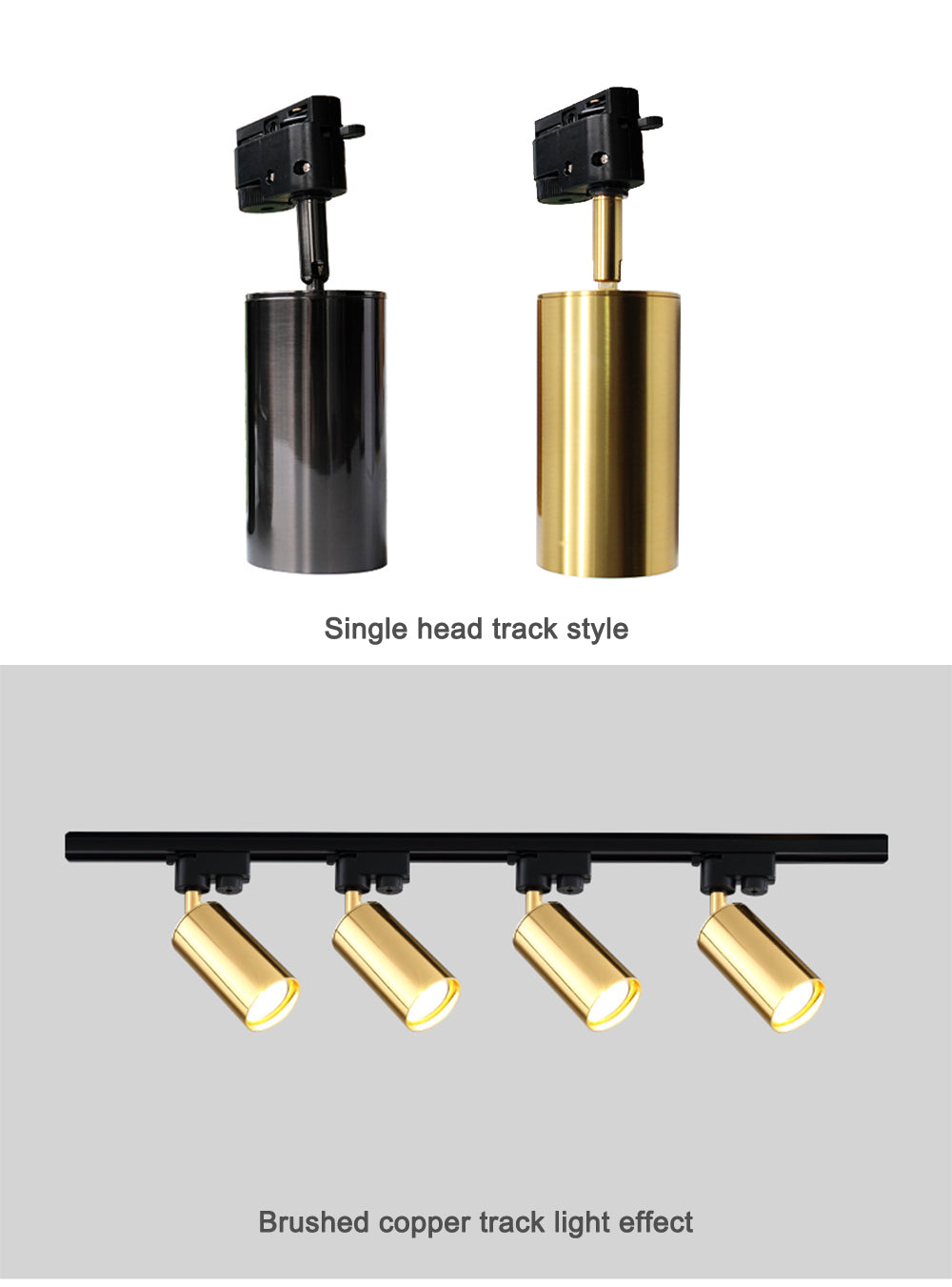 led spotlights cob chip aluminum black / gold living room bedroom spot light wall mounted / tracking spotlights decor