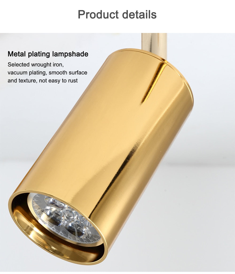 led spotlights cob chip aluminum black / gold living room bedroom spot light wall mounted / tracking spotlights decor