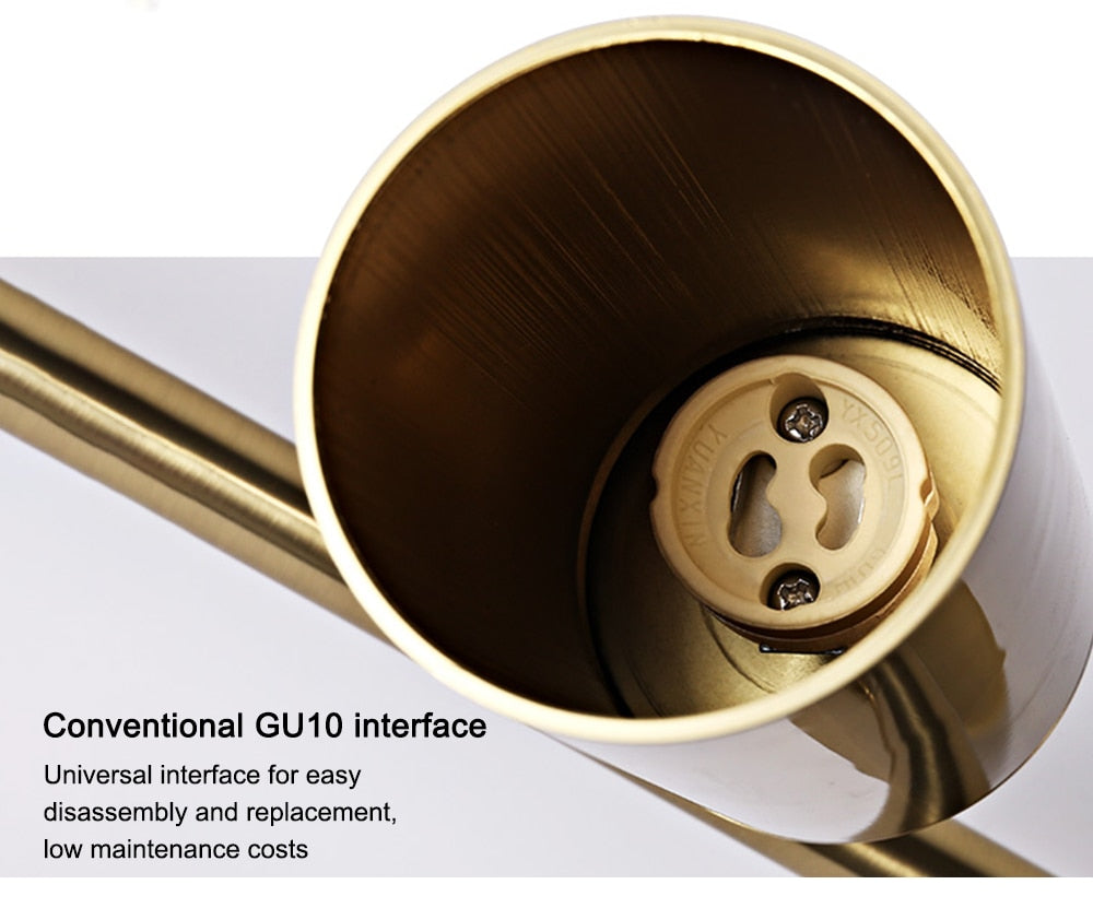 led spotlights cob chip aluminum black / gold living room bedroom spot light wall mounted / tracking spotlights decors