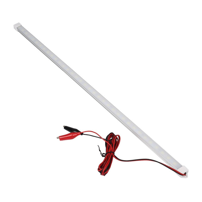 Car LED SMD 5630 Interior Light Bar Tube Strip Lamp 36leds Van Boat Caravan Motorhome Fish Tank Pure White