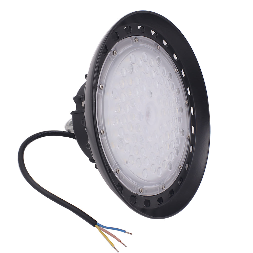 UFO LED High Bay Lighting Industrial Spotlight 100W 150W 200W Ultra-thin Waterproof Commercial Workshop Lighting