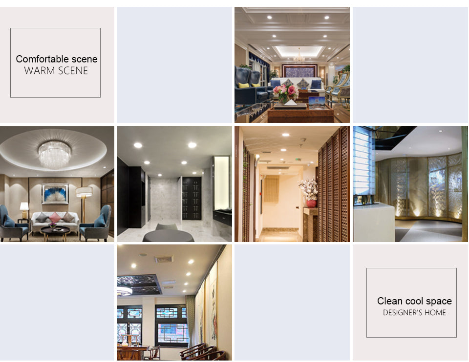 AC110-240V 4 inch 15W COB downlight  mall lobby High bay light CCT 3000K 4000K CRI Ra>85 indoor modern industry light