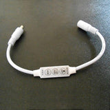 Mini 3 Key Dimmer Controller Adapter For Single Color 3528 5050 LED Strips Light