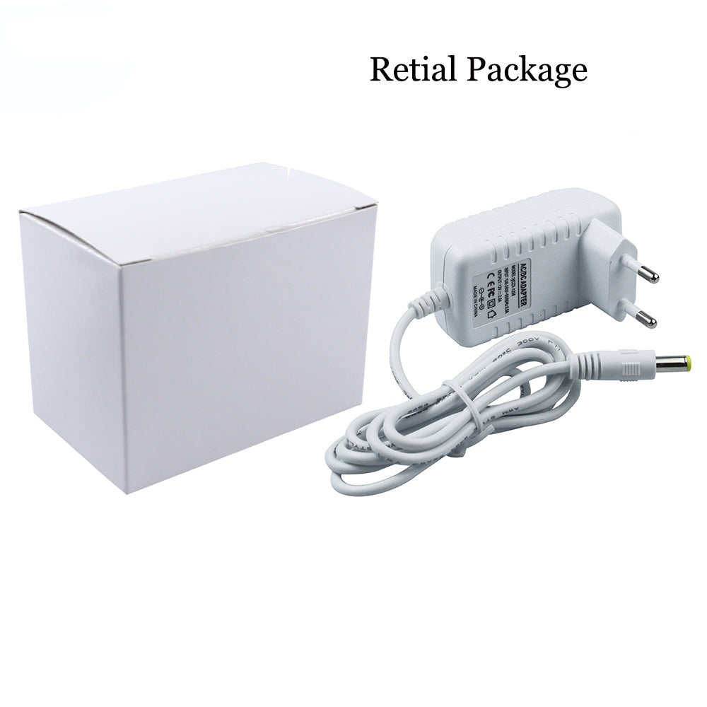 LED Power Supply Black White AC110-240V to DC12V Power adapter switching transformer for 5050 3528 strip light