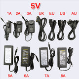 Power Supply Adapter Transformer LED Strip 2A 3A 5A 8A DC 5V 12V 24V 5V 12V 24V Power Supply Adapter US/EU/UK/AU Plug